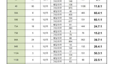 광명 센트럴 아이파크 실 경쟁률